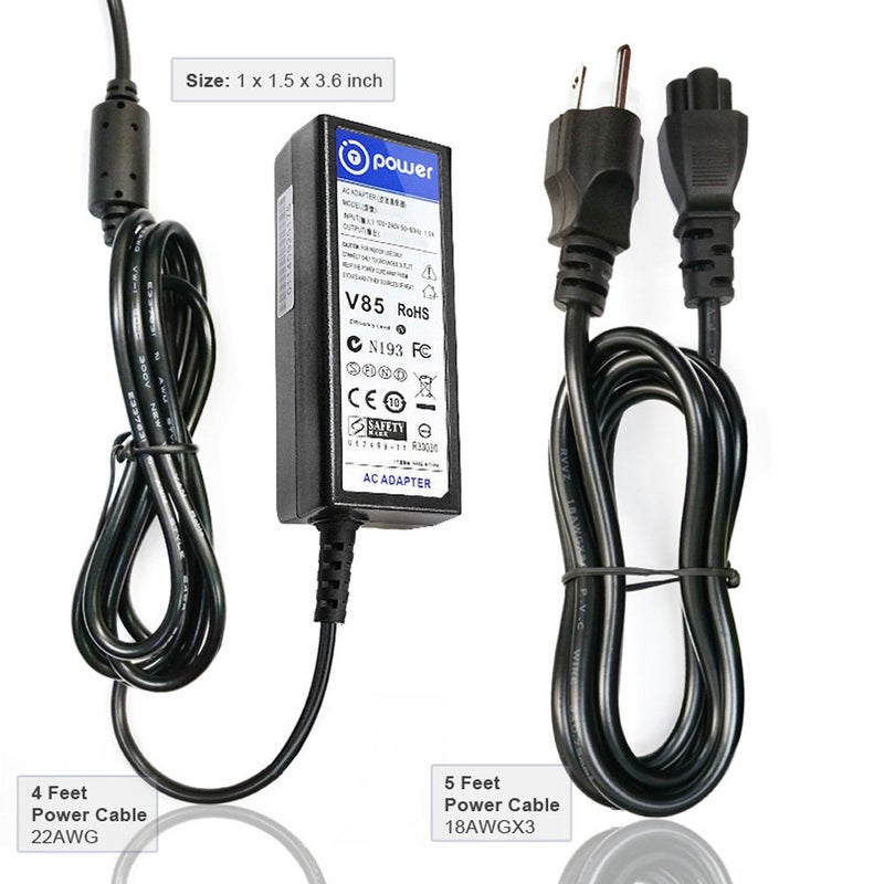 T POWER T-Power 19V Charger for ASUS Dual-Band RT-N66U RT-N65U RT-AC66U RT-AC68U RT-AC68W RT-AC68P RT-AC68R N750 N900 AC1750 AC1900 Gigabit Wi-Fi Router Power Supply Charger - Image 2